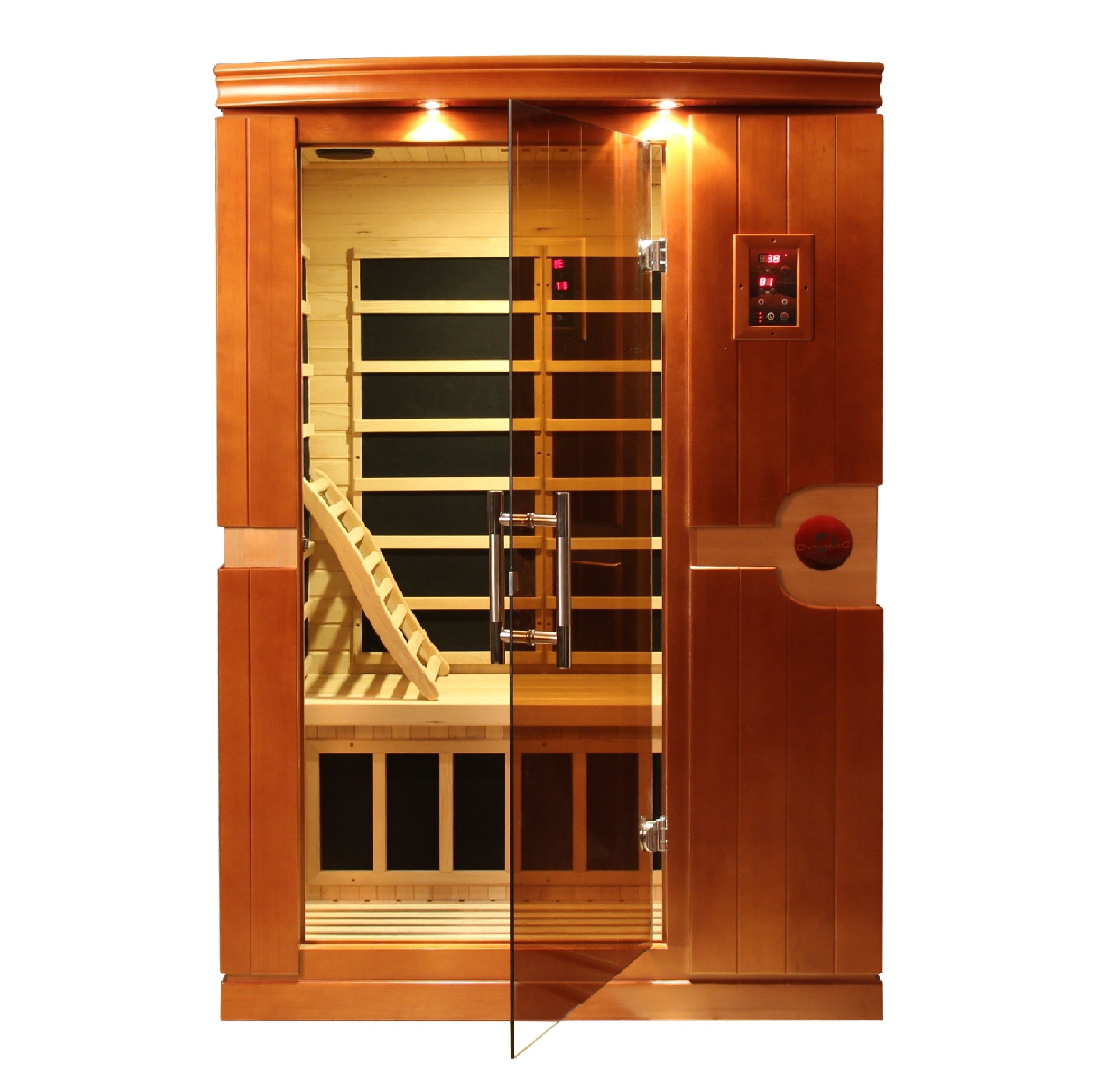 Dynamic Venice 2-Person Ultra Low EMF Far Infrared Sauna, Chromotherapy & Bluetooth