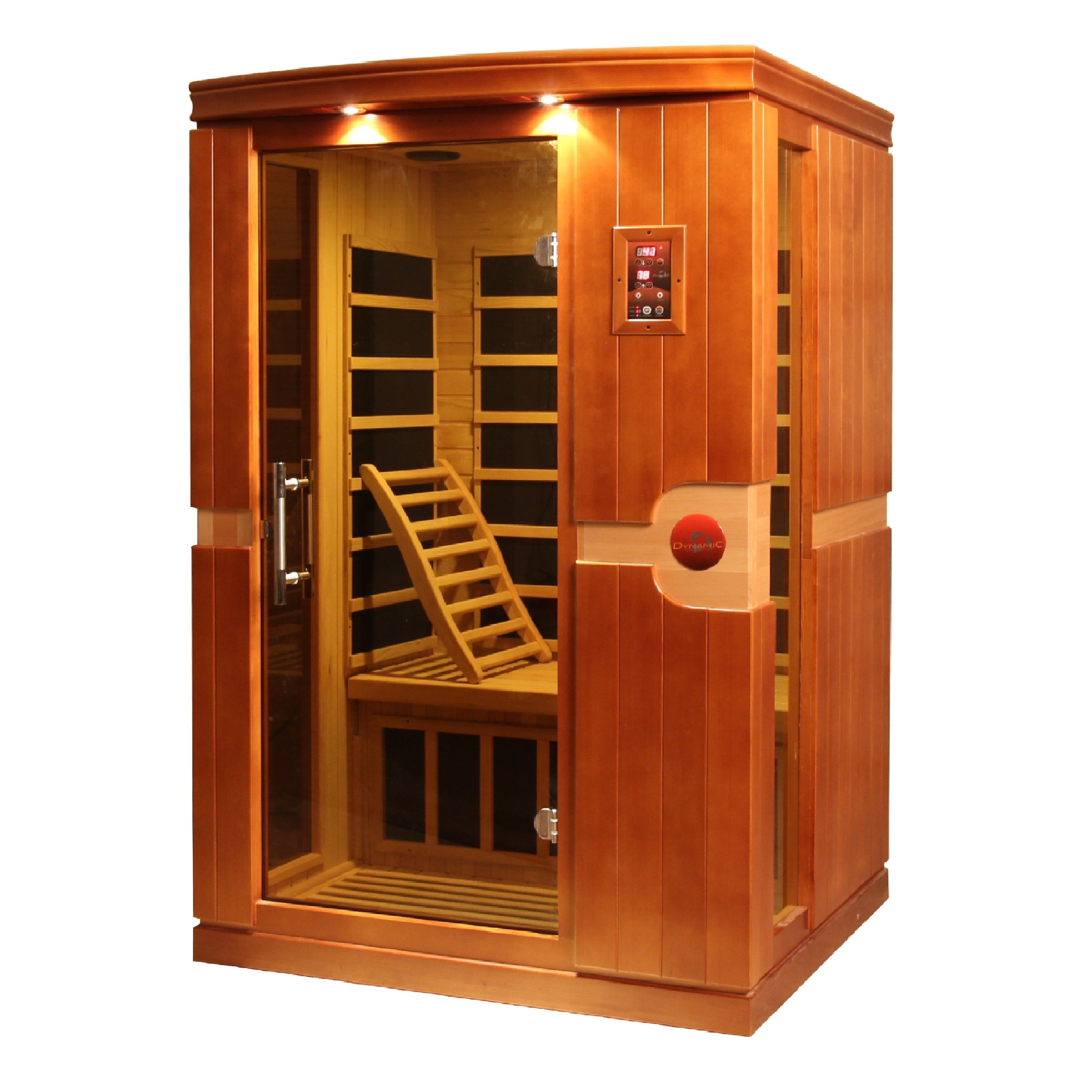 Dynamic Venice 2-Person Ultra Low EMF Far Infrared Sauna, Chromotherapy & Bluetooth