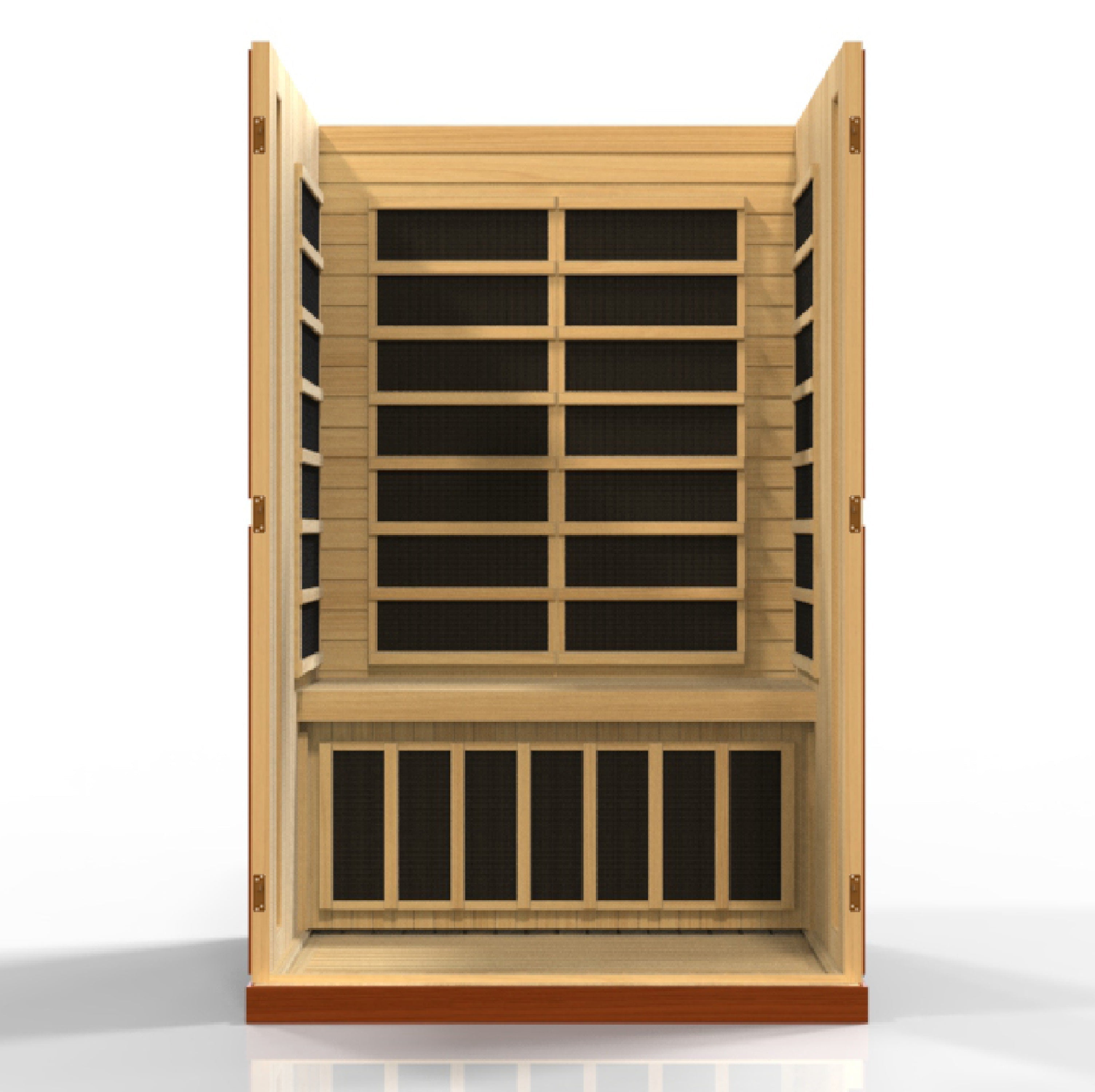 Dynamic Vittoria 2-Person Ultra Low EMF Far Infrared Sauna with Chromotherapy & Bluetooth