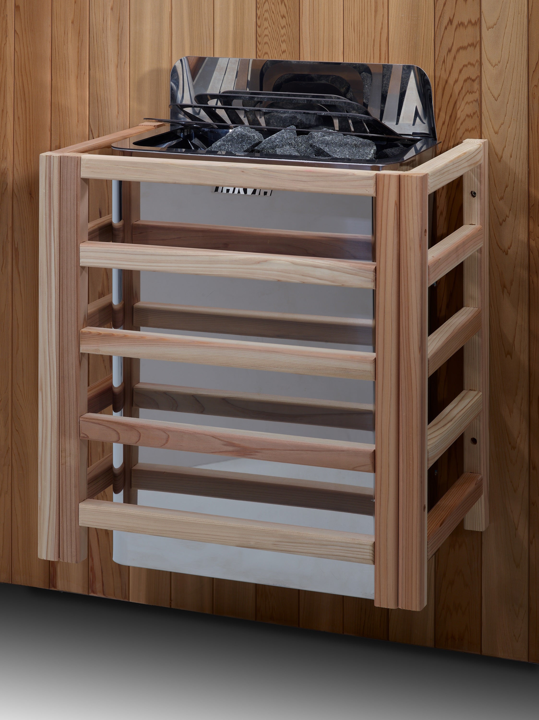 Golden Designs Toledo 6-Person Hybrid Sauna: Full Spectrum Infrared & Harvia Stove