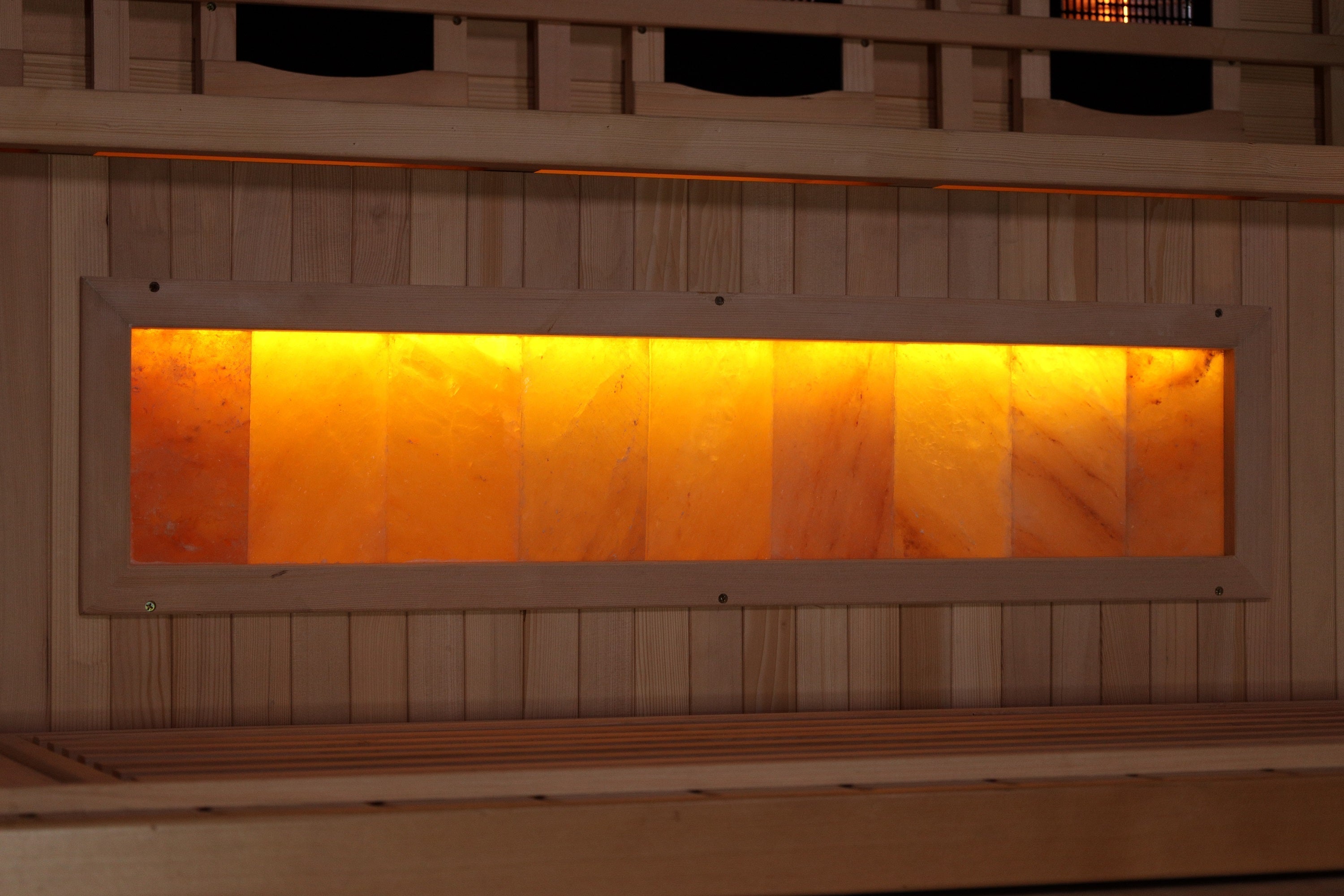 Golden Designs 1-Person Full Spectrum Infrared Sauna with Himalayan Salt Bars