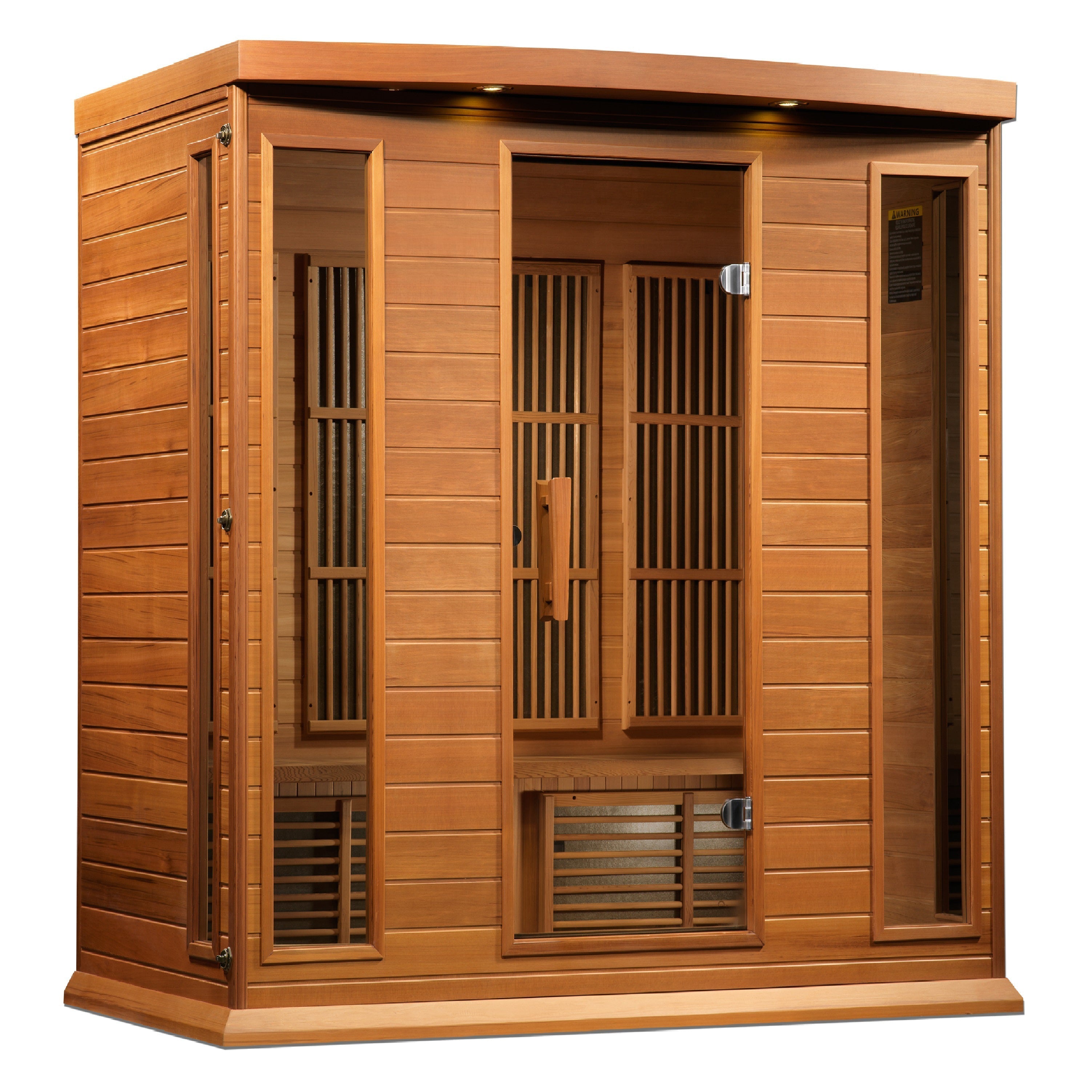 Maxxus 4-Person Low EMF FAR Infrared Cedar Sauna with Touch Screen Control