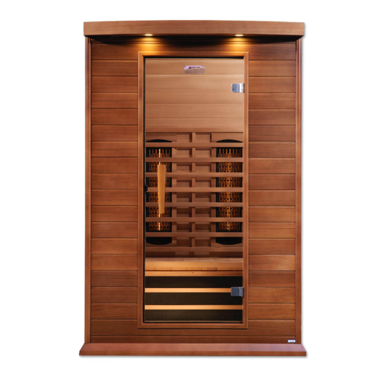 Maxxus 2-Person Canadian Red Cedar Full Spectrum Infrared Sauna with Chromotherapy & Bluetooth