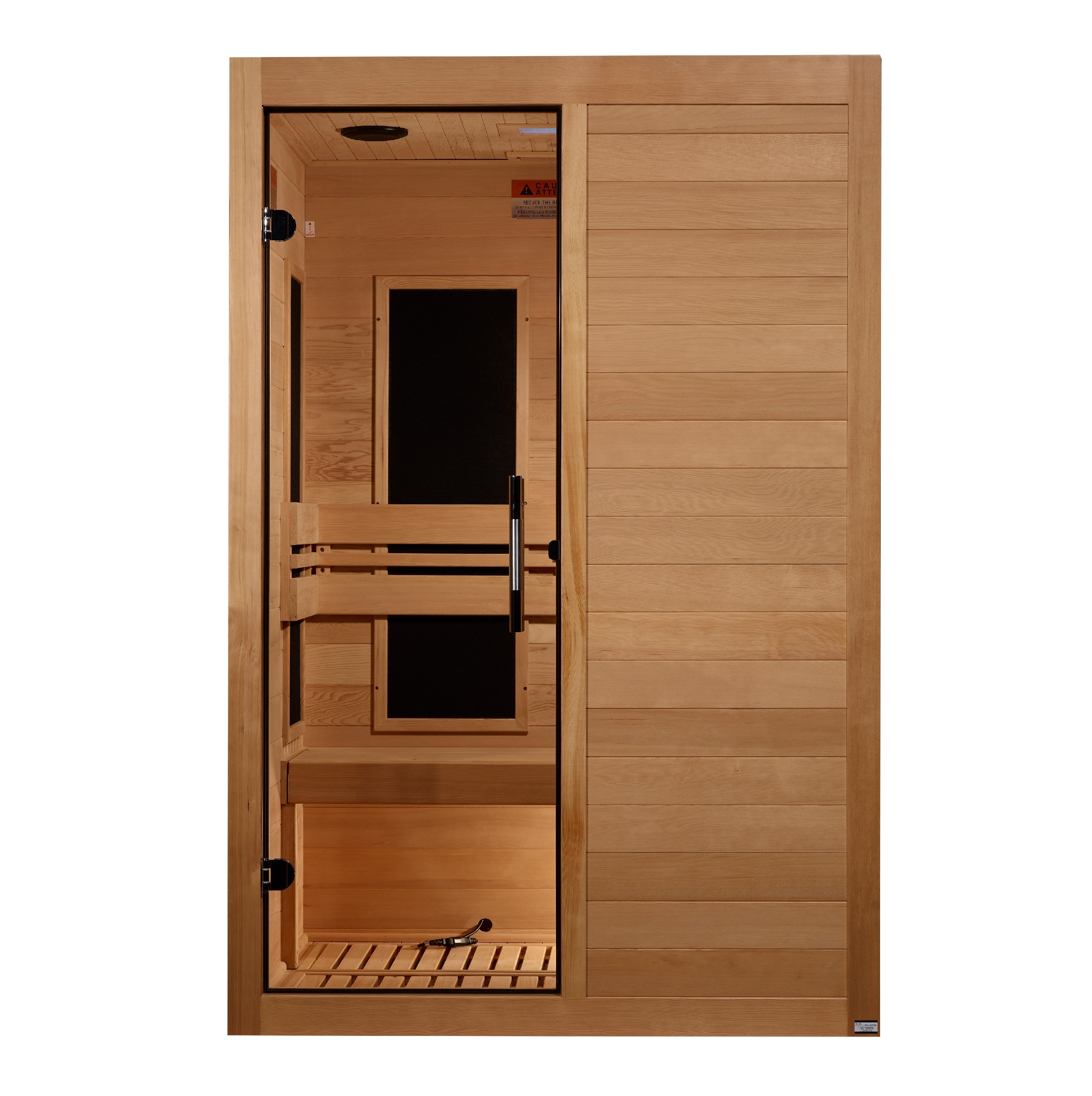 Maxxus S-Line 2-Person Low EMF FAR Infrared Sauna with Chromotherapy, Bluetooth