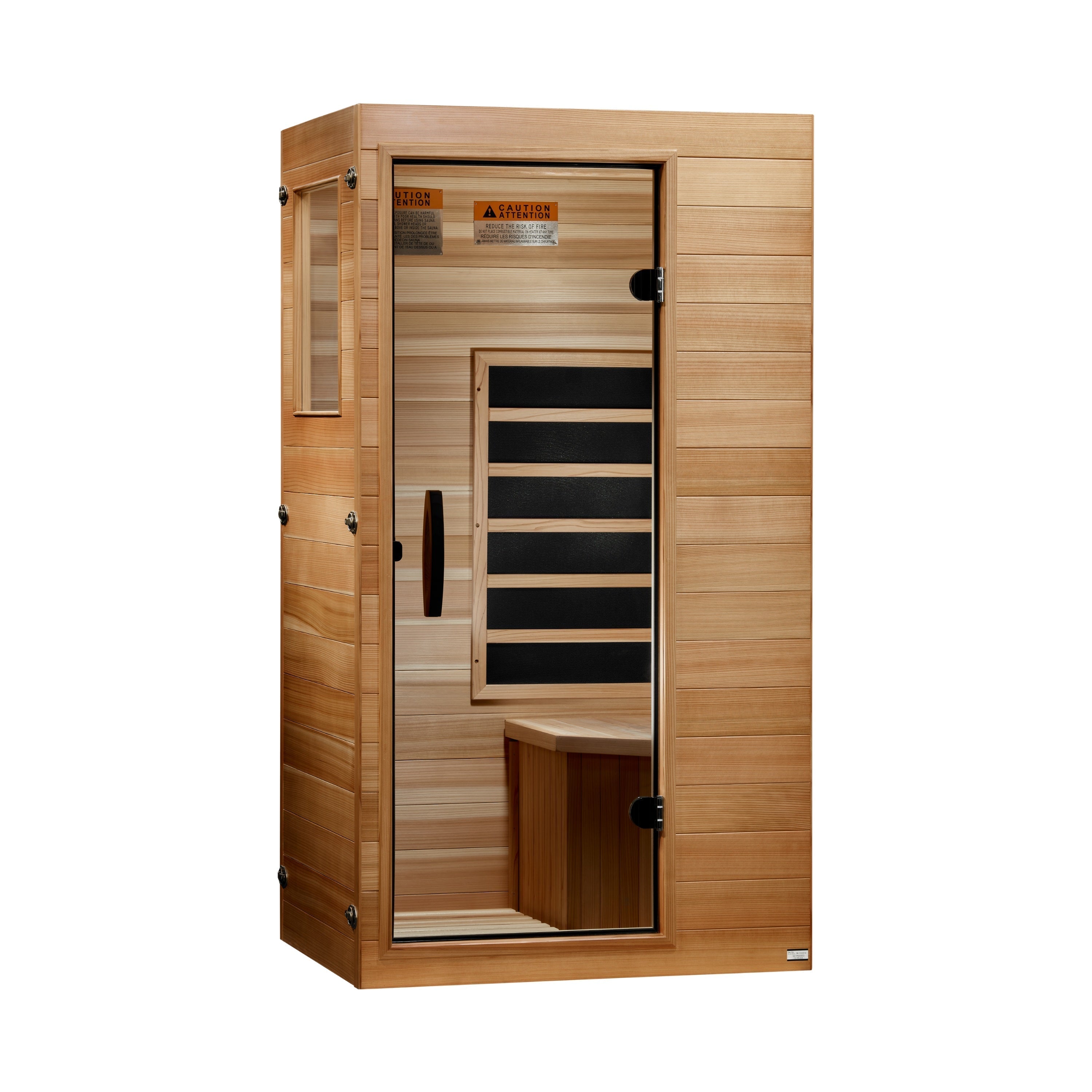 Dynamic Compact 1-Person Ultra Low EMF FAR Infrared Sauna with Chromotherapy