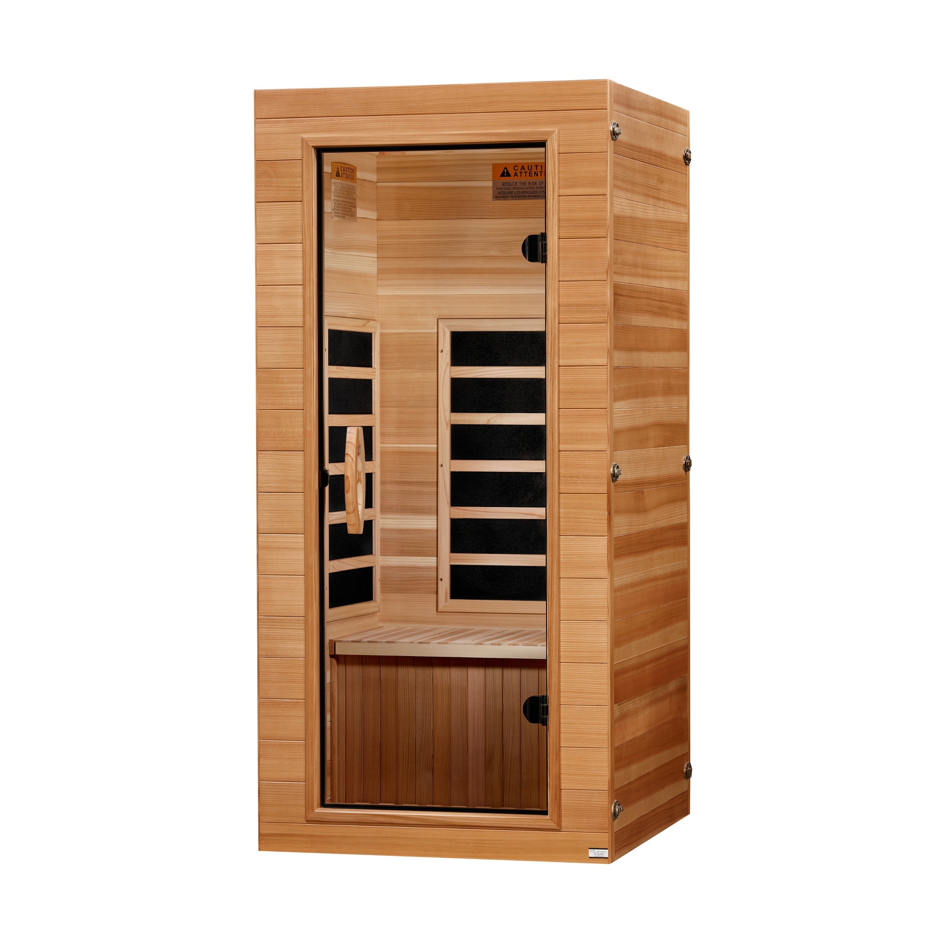 Dynamic 2026 Elite Compact 1-Person Ultra Low EMF FAR Infrared Sauna