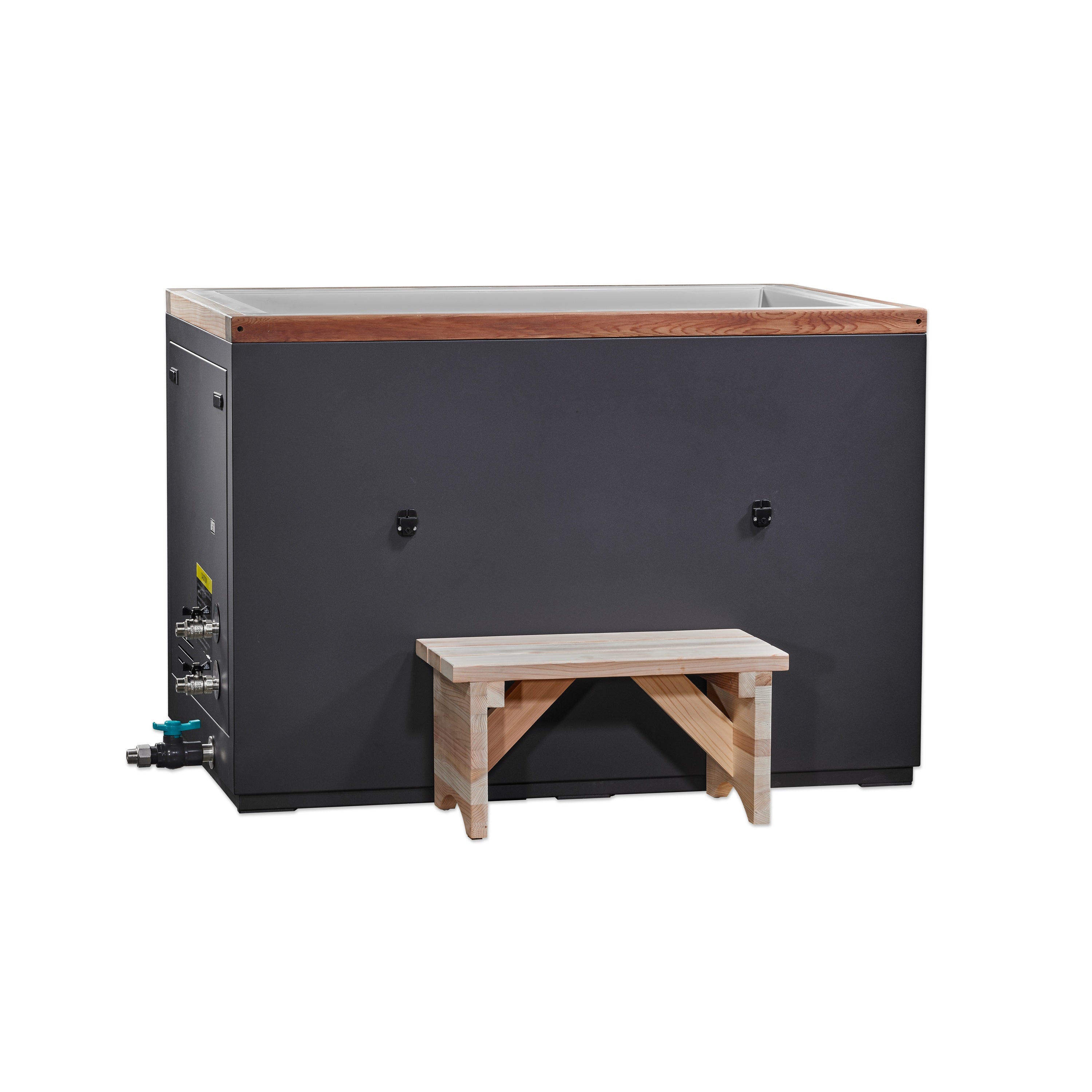 Dynamic Cold Therapy CUBOID Cold Plunge Tub: Cedar, Steel, Recovery System