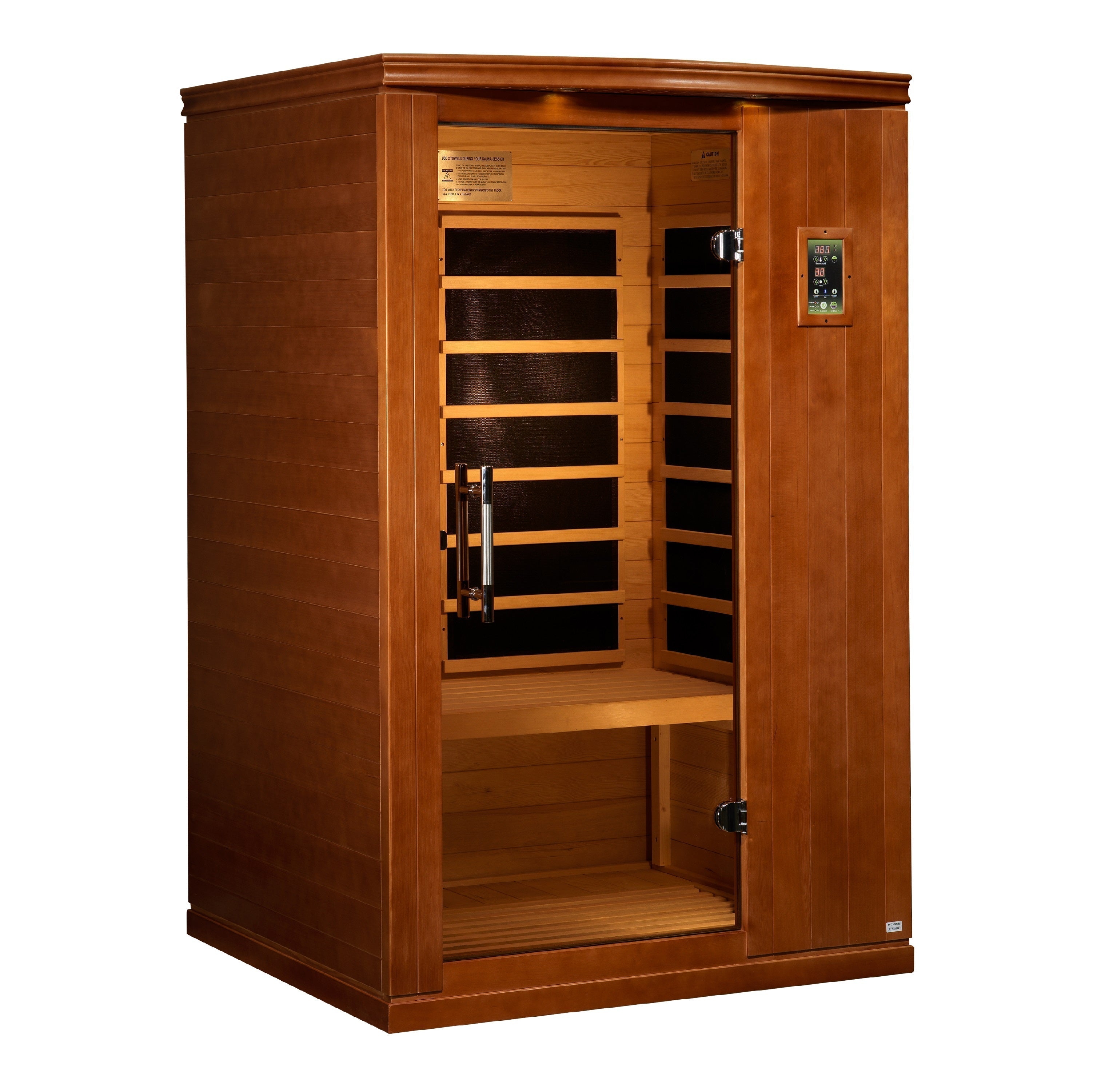 Dynamic Venice Elite 2-Person Ultra Low EMF Far Infrared Sauna with Chromotherapy