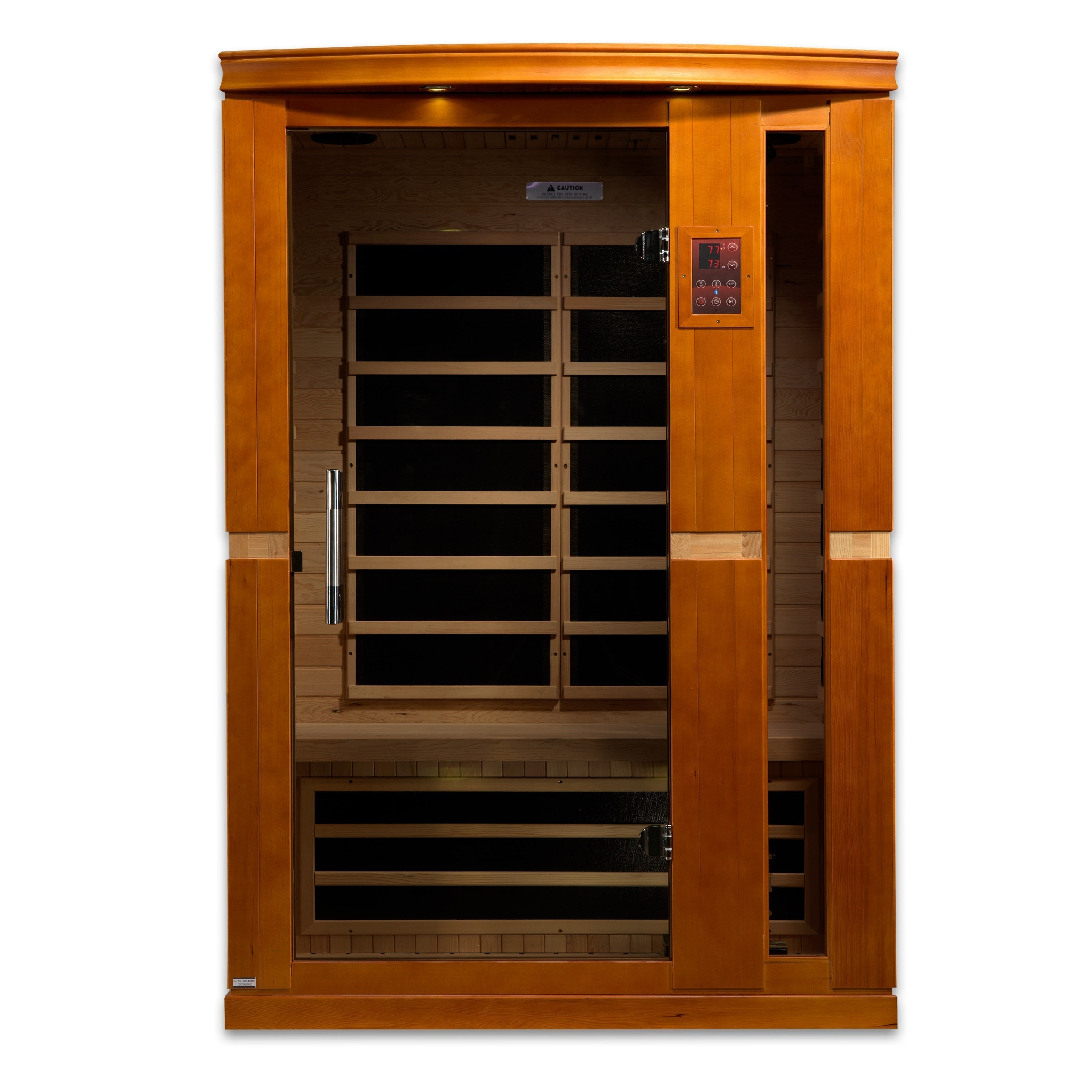 Dynamic Vittoria 2-Person Ultra Low EMF Far Infrared Sauna with Chromotherapy & Bluetooth
