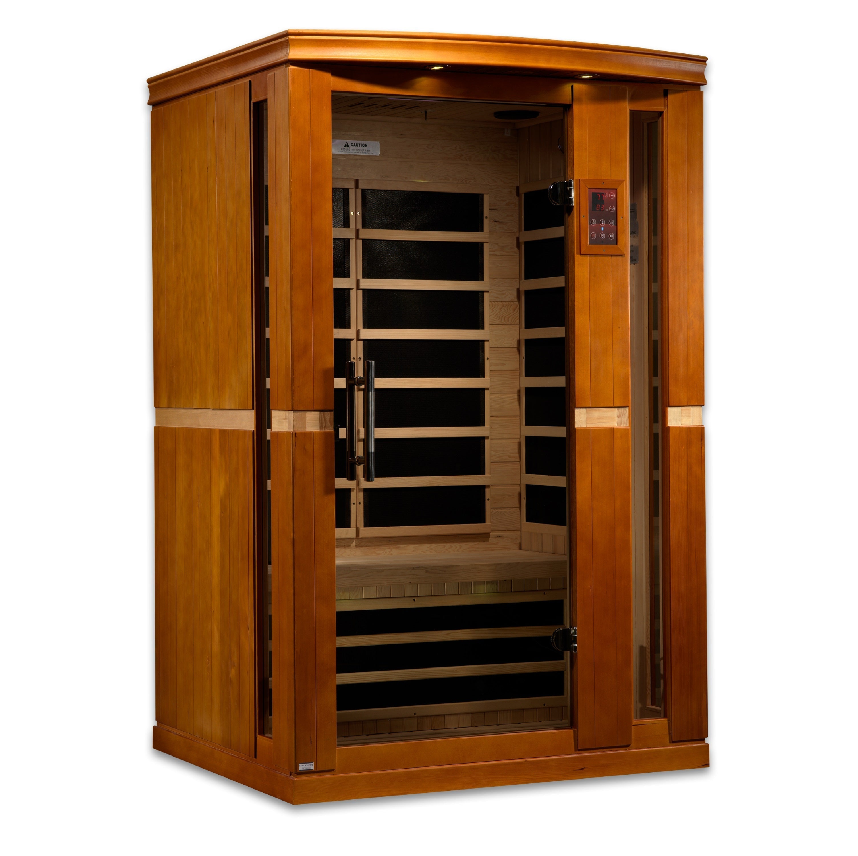 Dynamic Vittoria 2-Person Ultra Low EMF Far Infrared Sauna with Chromotherapy & Bluetooth