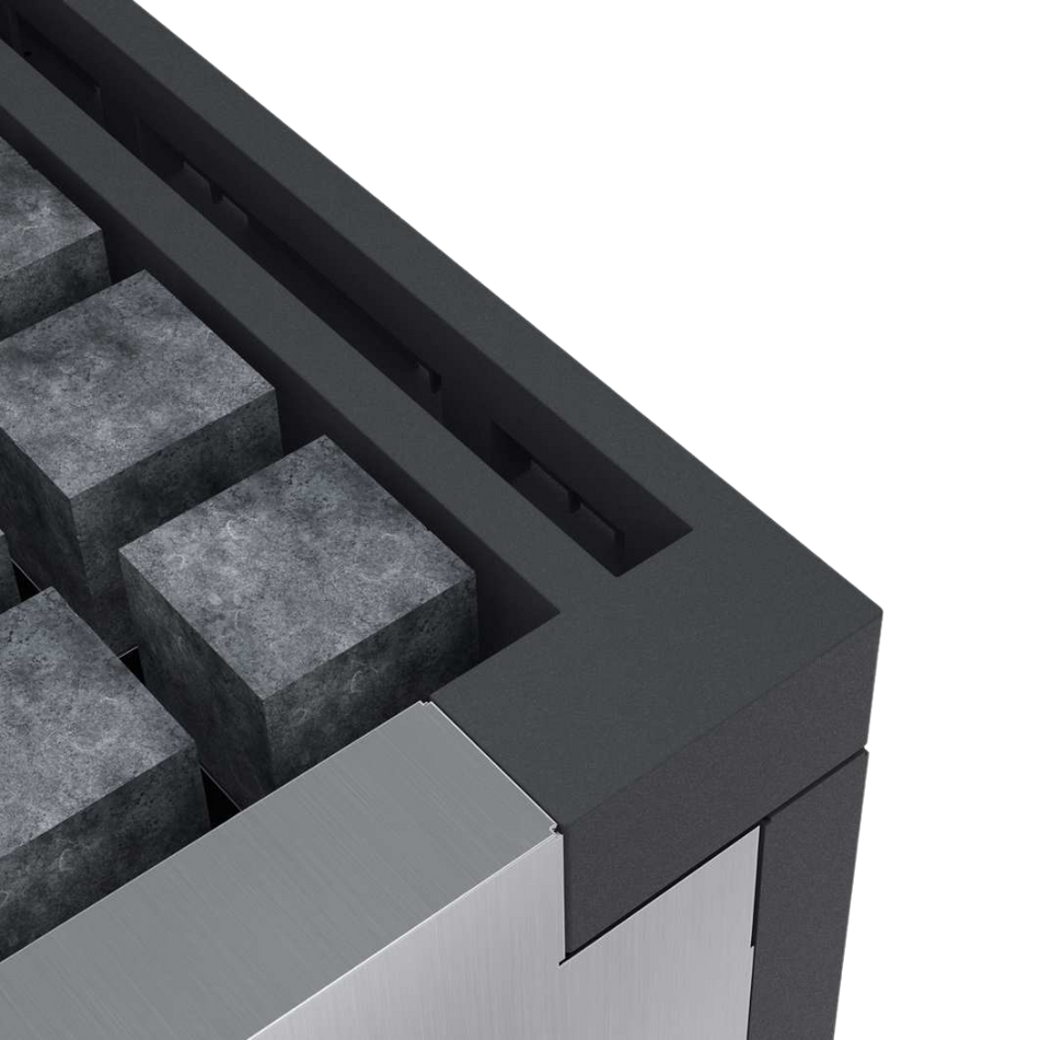 EOS Mythos Sauna Heater (S35) 9kW/240V/2Ph - Stainless Steel 14-948032