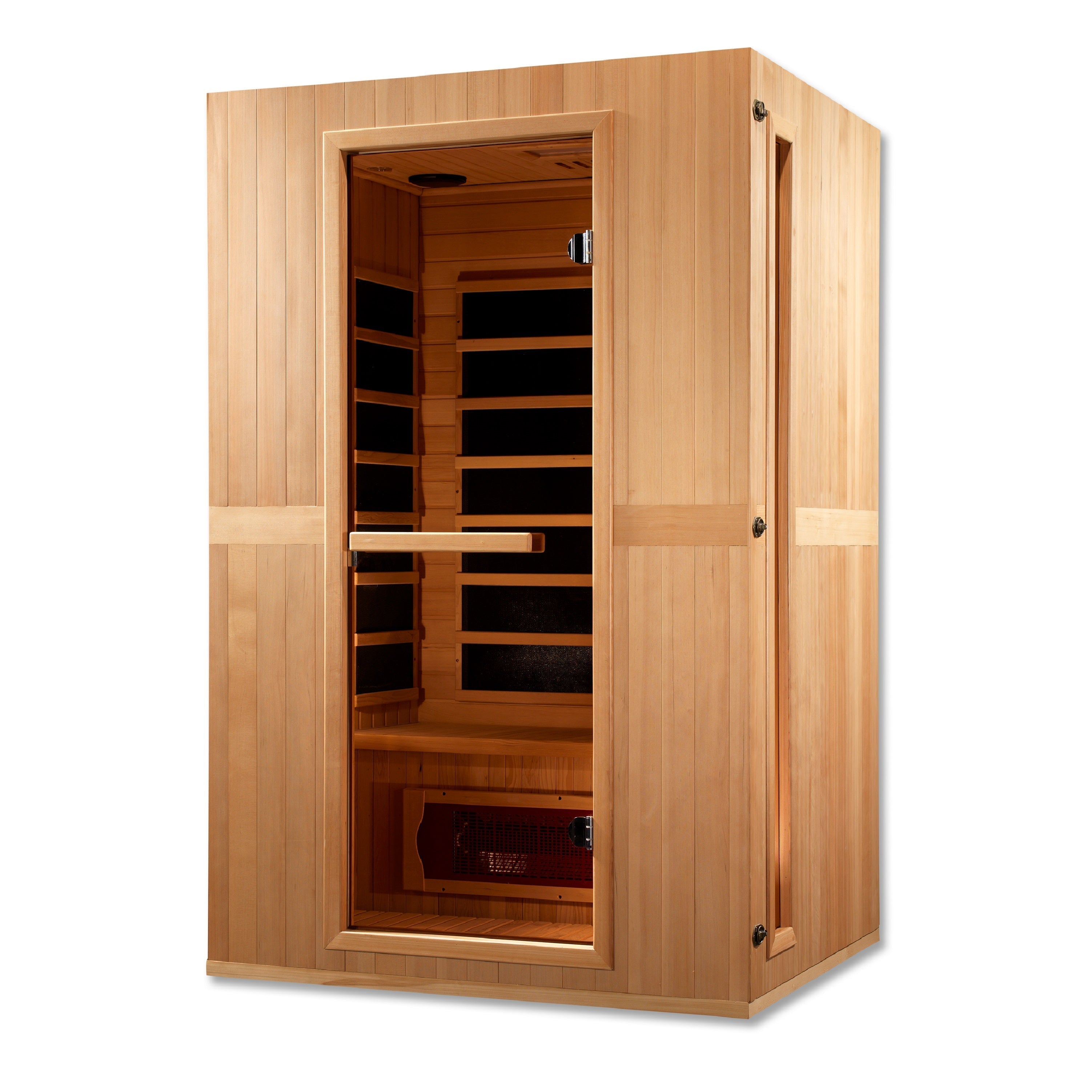 Maxxus 'Serenity' Dual Tech 2 Person Low EMF FAR Infrared Hemlock Sauna