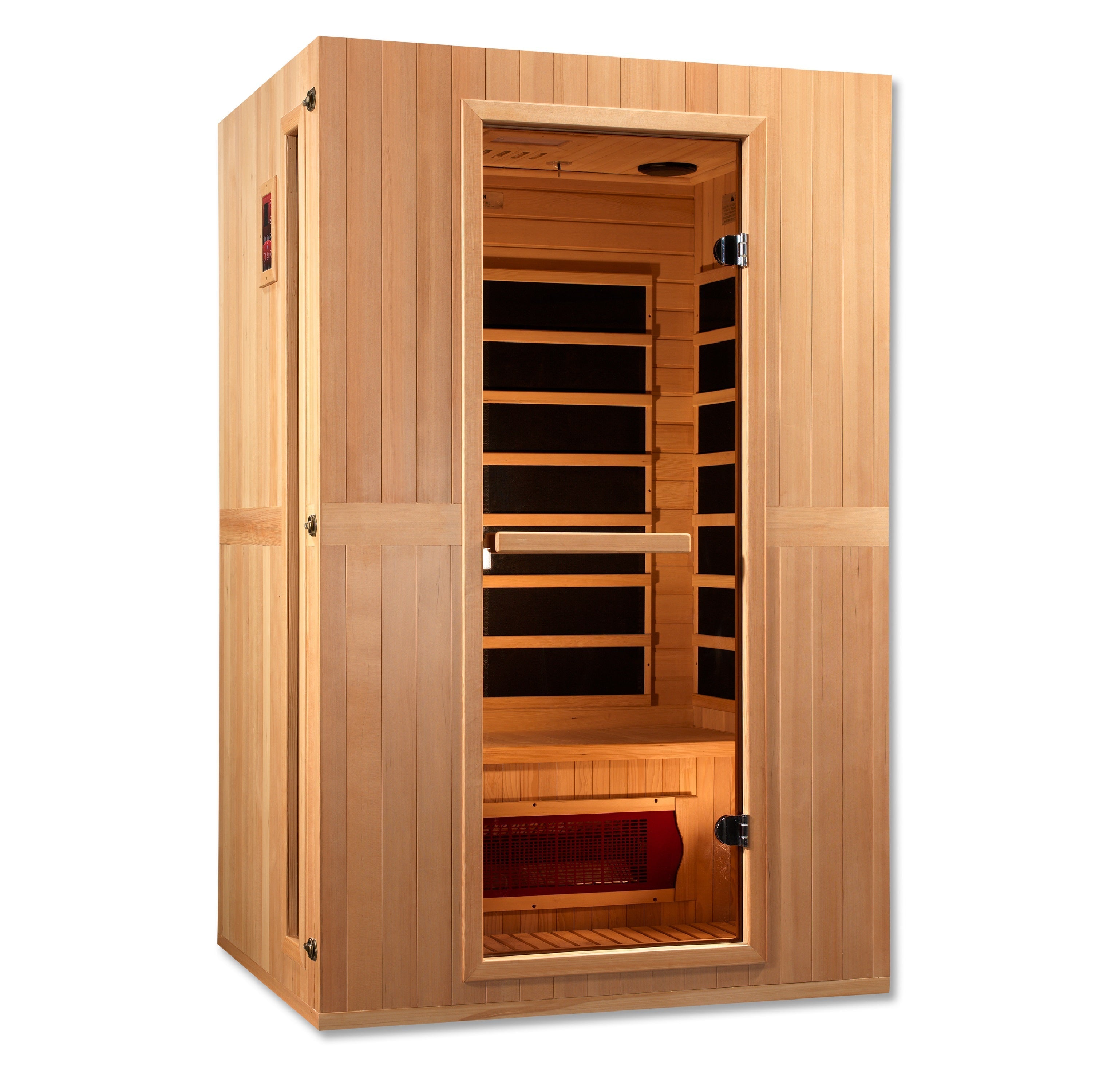 Maxxus 'Serenity' Dual Tech 2 Person Low EMF FAR Infrared Hemlock Sauna