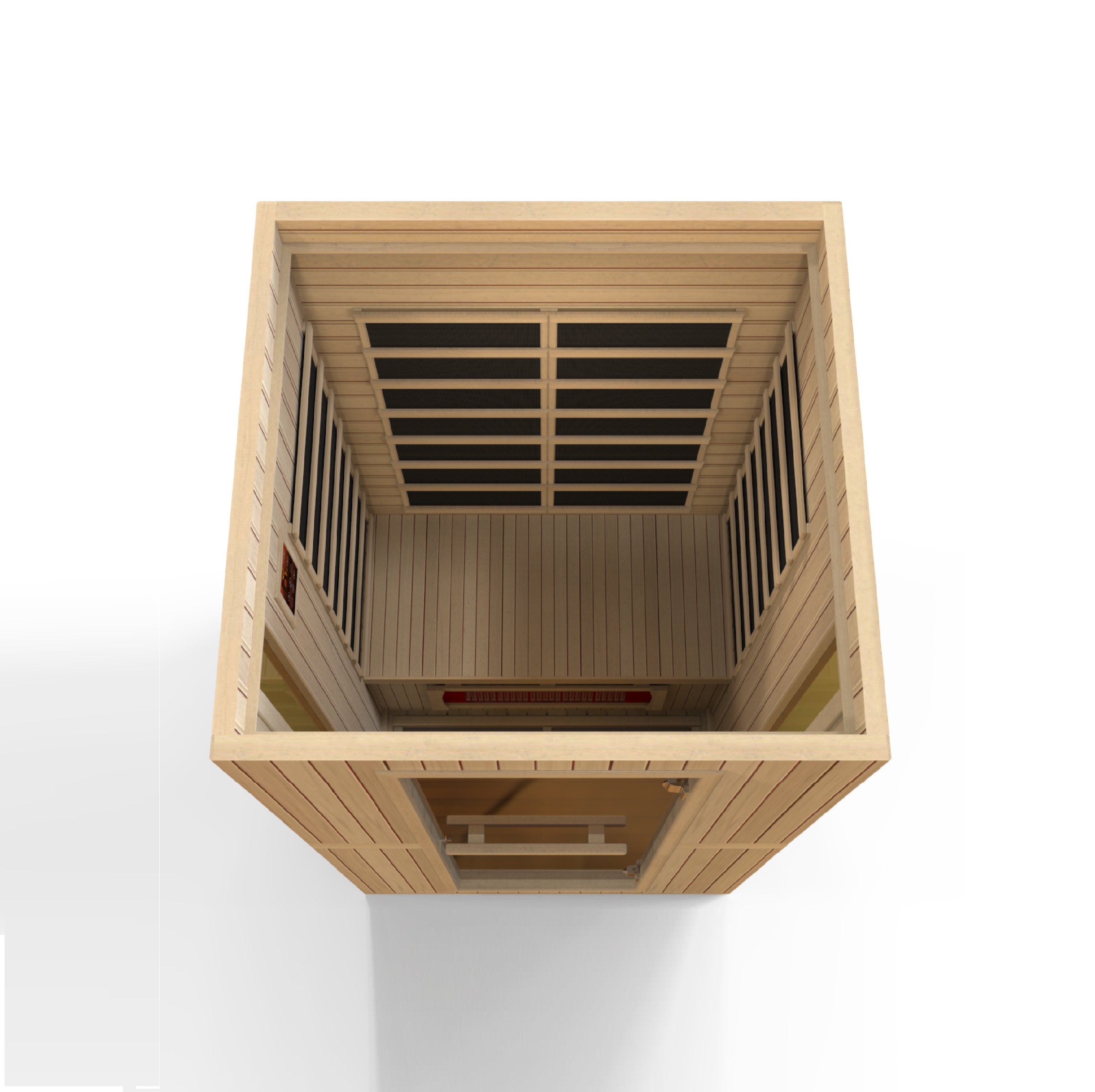 Maxxus 'Serenity' Dual Tech 2 Person Low EMF FAR Infrared Hemlock Sauna