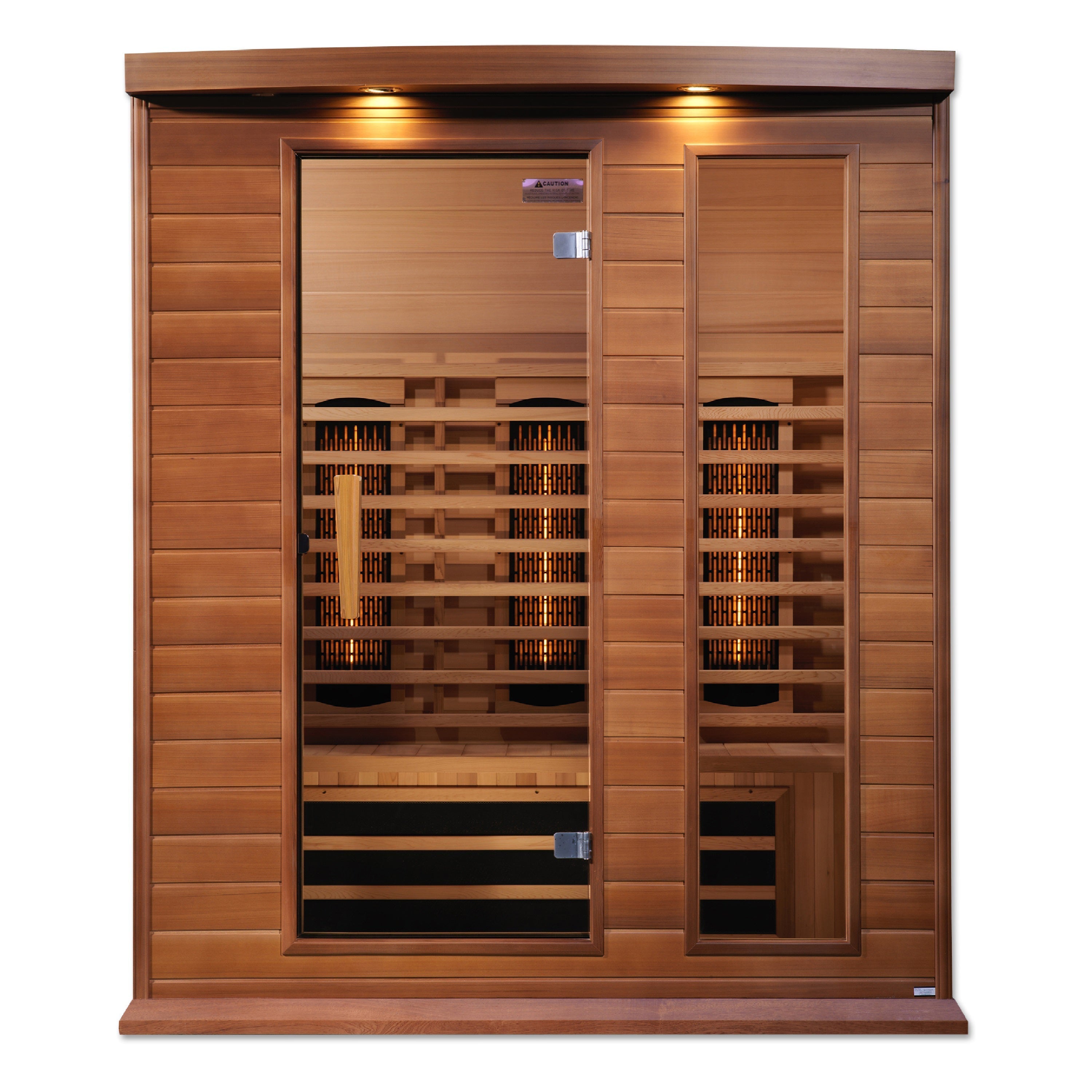 Maxxus 3-Person Full Spectrum IR Sauna, Canadian Red Cedar, Chromotherapy, Bluetooth