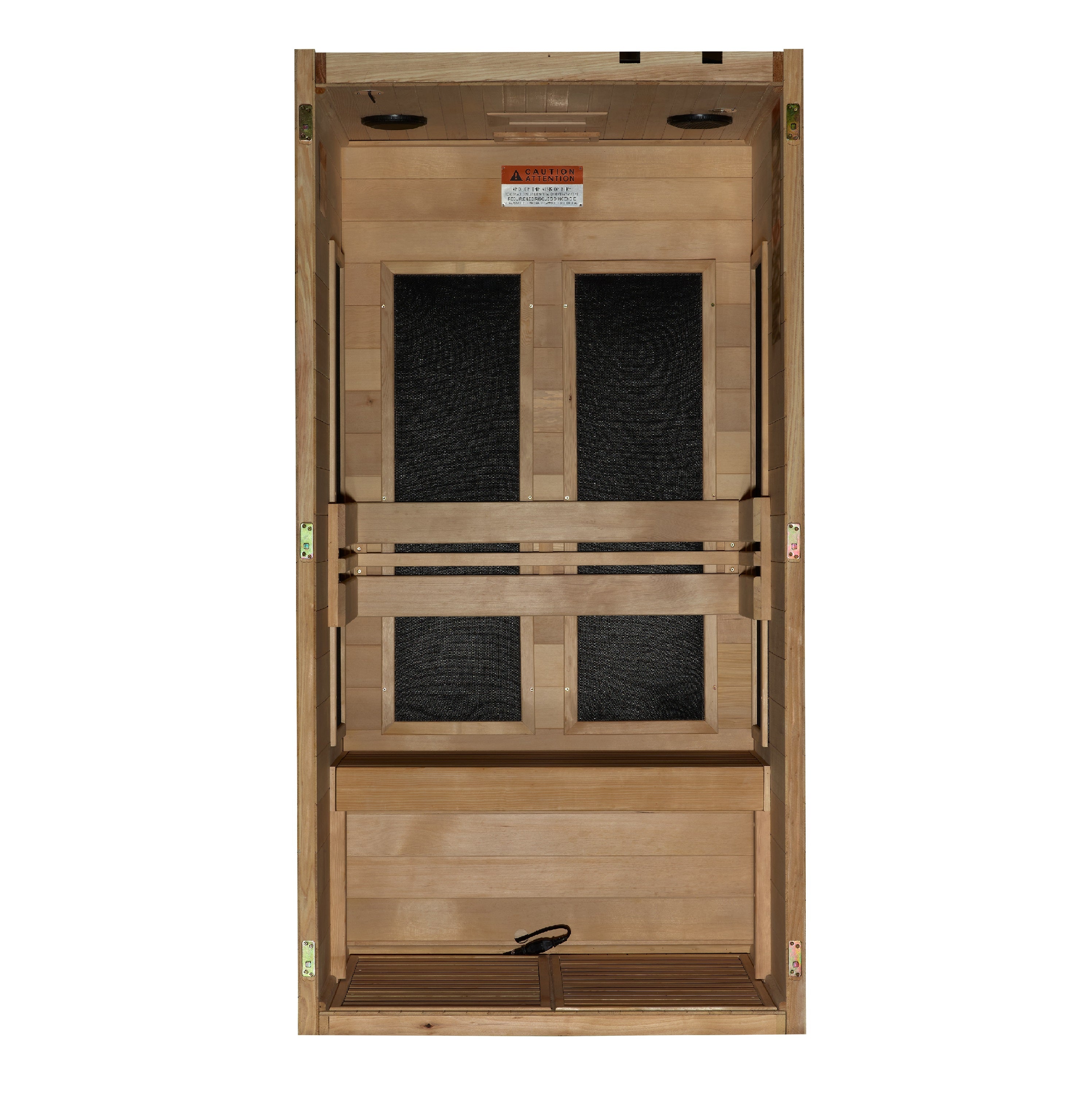 Dynamic Veneto 1-2 Person Low EMF Far Infrared Sauna Canadian Hemlock