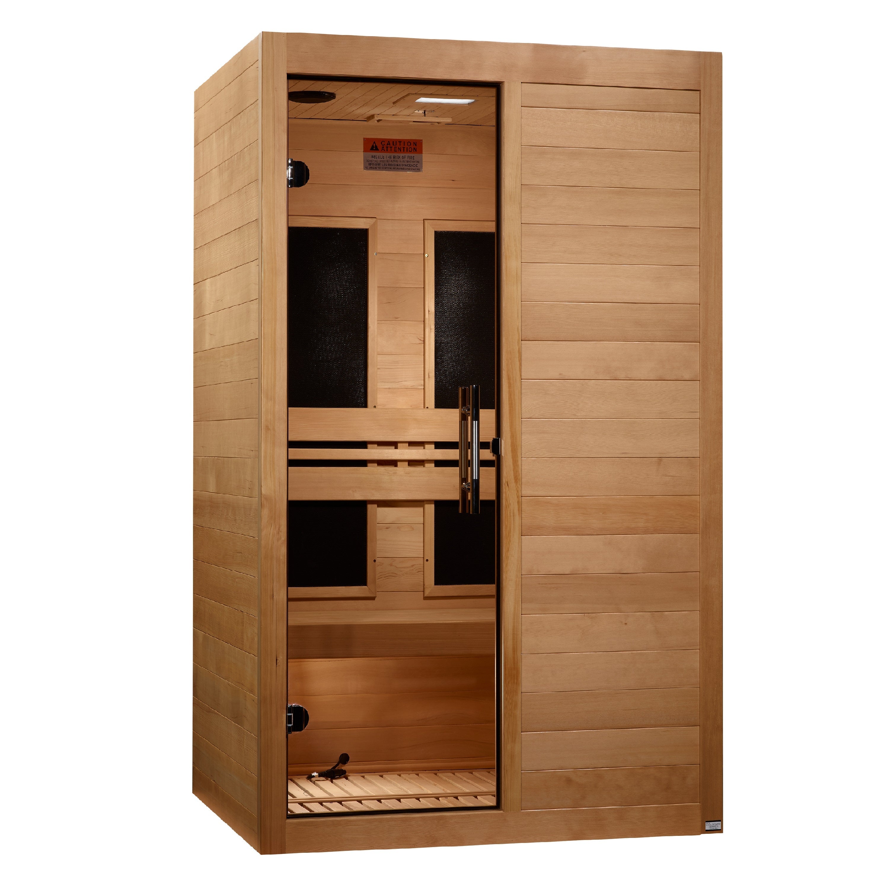Maxxus S-Line 2-Person Low EMF FAR Infrared Sauna with Chromotherapy, Bluetooth