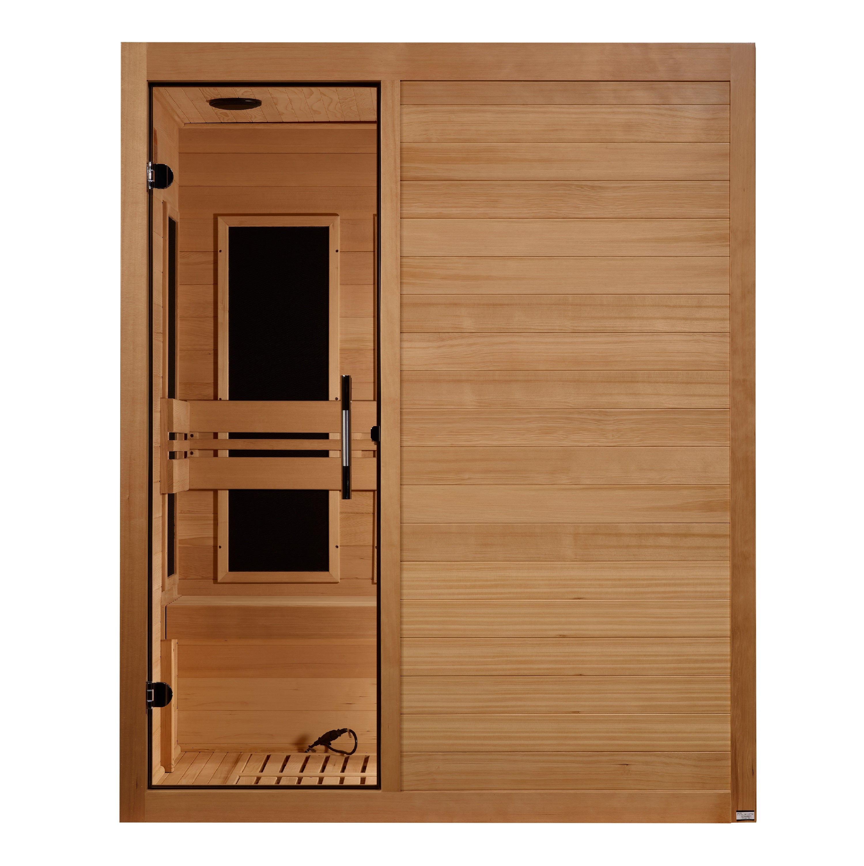 Dynamic Toscana 3 Person Ultra Low EMF FAR Infrared Hemlock Wood Sauna