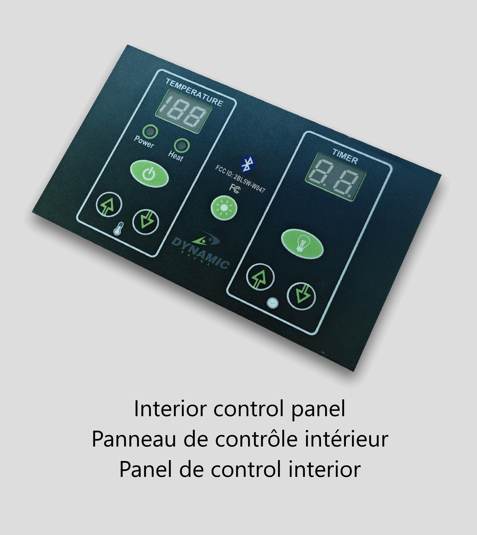 Dynamic Serena 2-Person Full Spectrum Infrared Hemlock Sauna with Chromotherapy