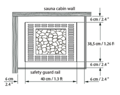 EOS Cubo Avantgarde Sauna Heater 9kW/240V/2Ph - Black 14-947528