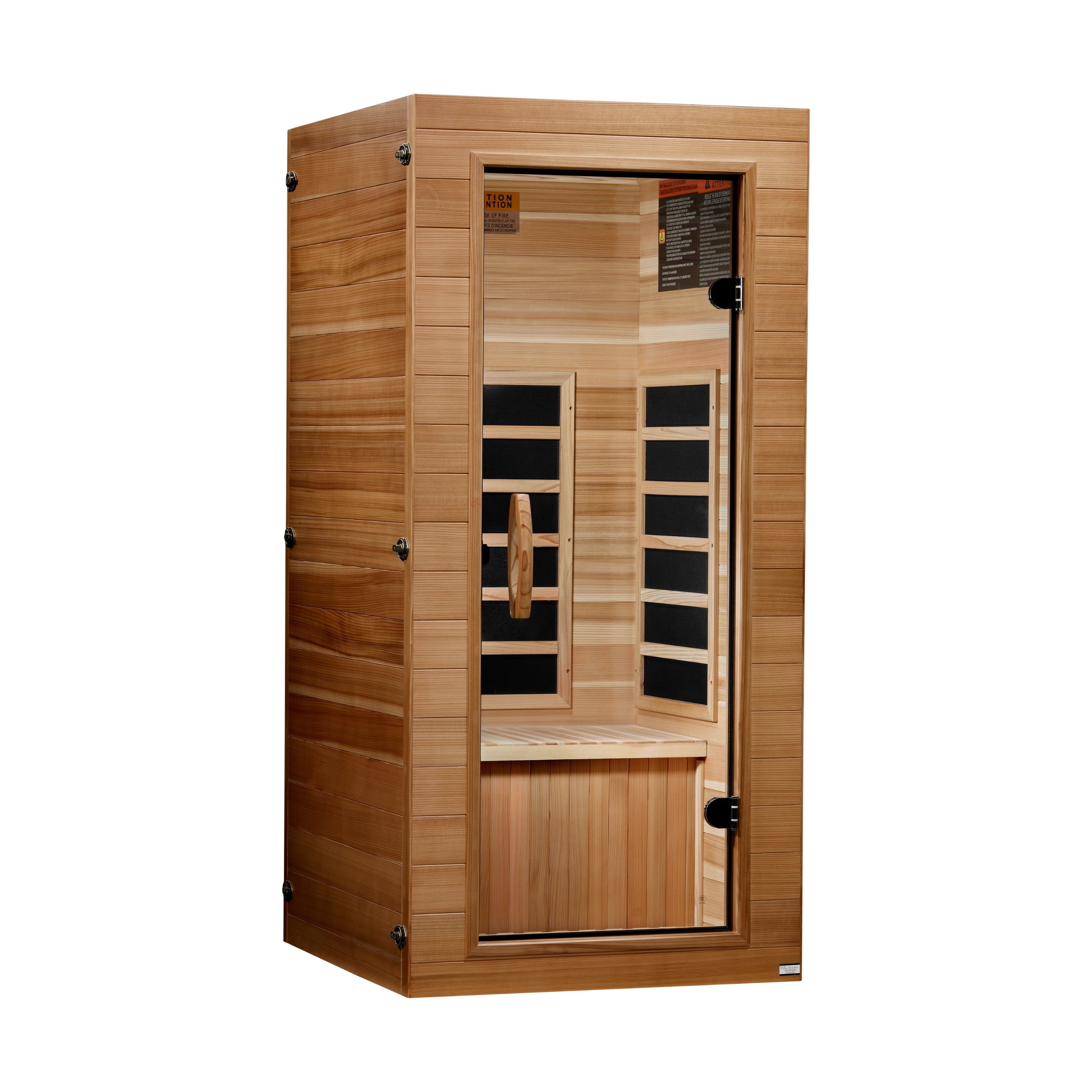 Dynamic 2026 Elite Compact 1-Person Ultra Low EMF FAR Infrared Sauna
